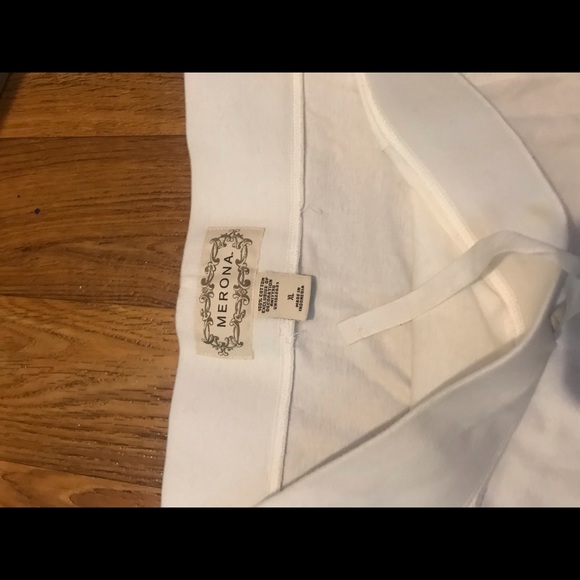 White cotton skirt 100% cotton 1XL - Picture 3 of 6